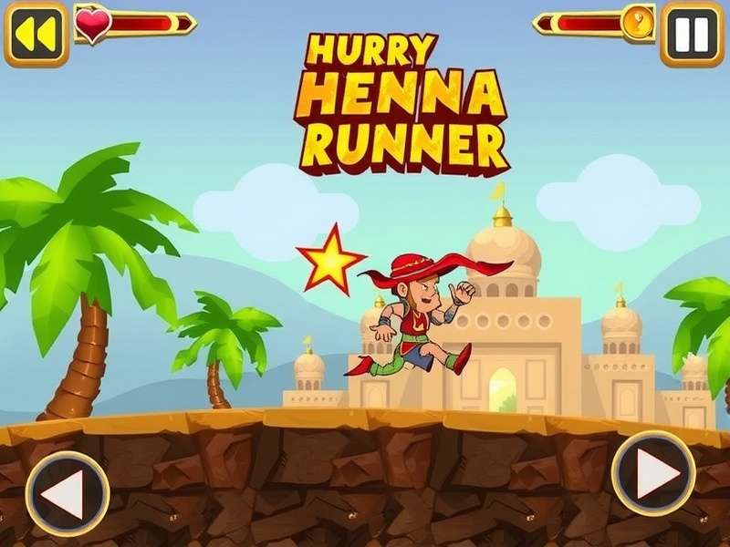 Hurry Henna Runner gameplay screenshot